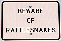 Rattlesnake Sign