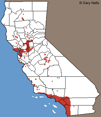 Red-eared Slider California Range Map