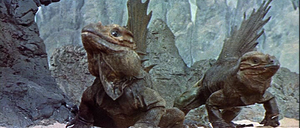 journey to the center of the earth 1959 lizards