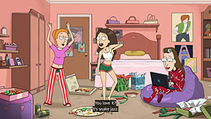 Rick And Morty Snakes Screenshot