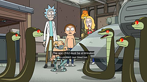 Rick And Morty Snakes Screenshot