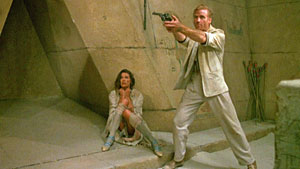 Waxwork Snake Scene