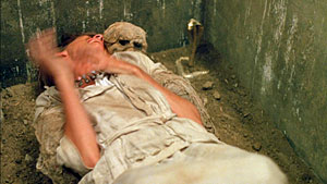 Waxwork Snake Scene
