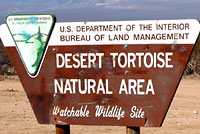 Desert Tortoise Sign