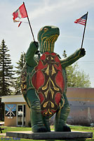 Tommy Turtle statue