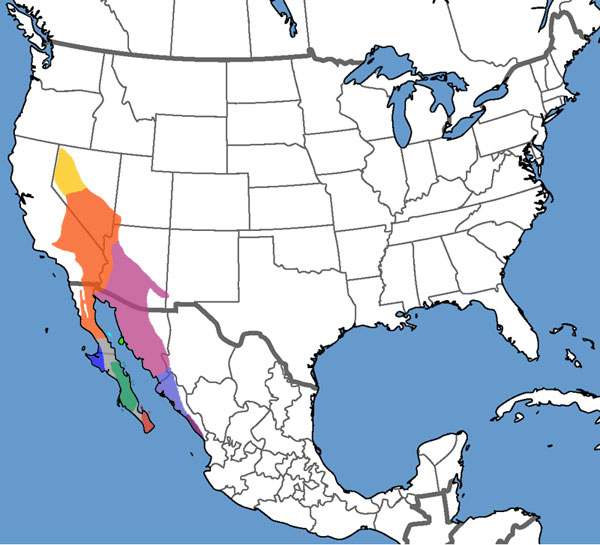 Full Species Range Map