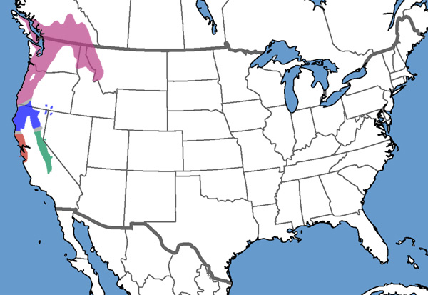 Full Species Range Map