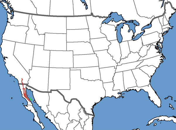 Full Species Range Map