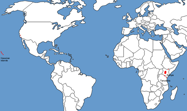 Full Species Range Map
