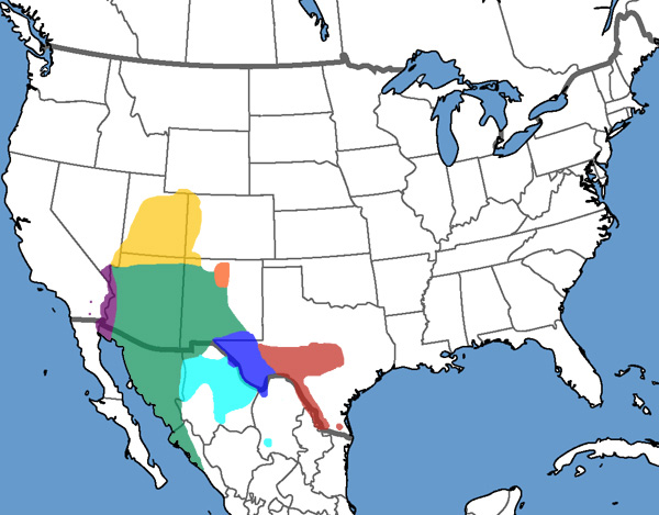 Full Species Range Map