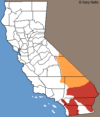 Speckled Rattlesnakes Range Map