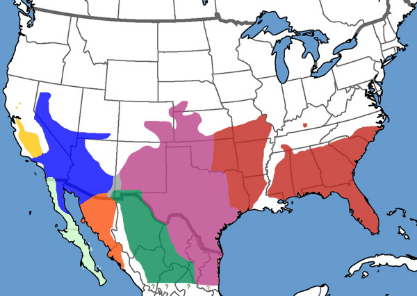 Full Species Range Map