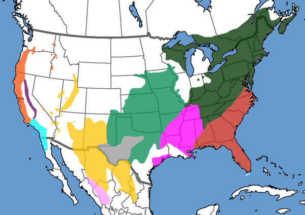 Full Species Range Map