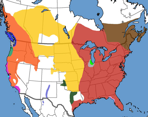 Full Species Range Map